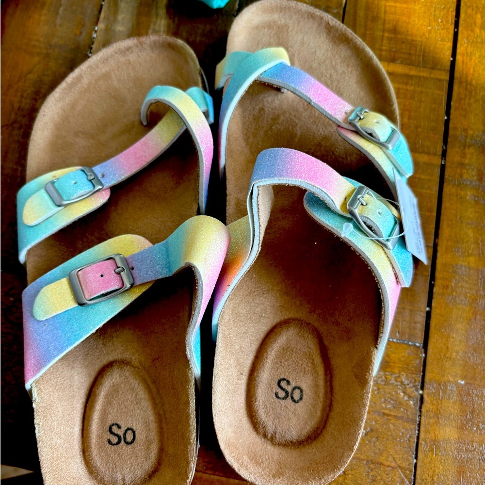 Rainbow sandals